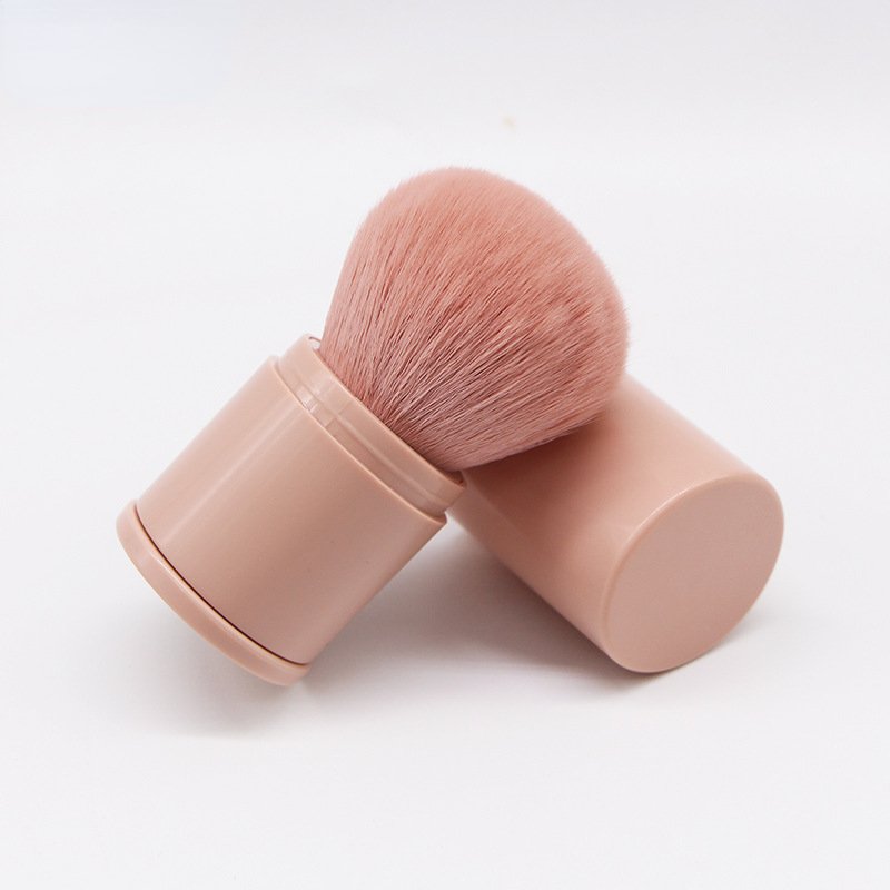 High-quality nylon bristles retractable powder brush