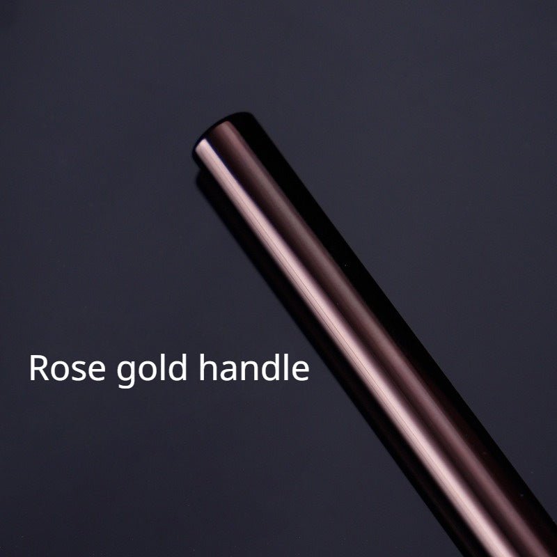 Peekingoose - Precision Eyeshadow Brush - Soft Bristles, Metal Handle