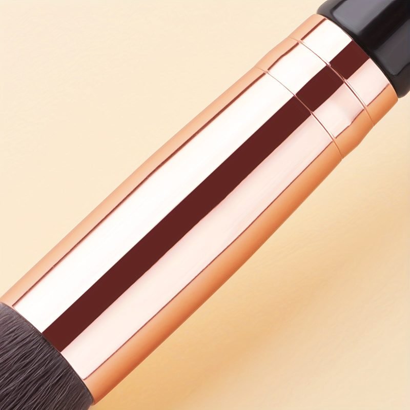 Peekingoose - Premium Flame Design Highlighter Brush: Soft, Angled, Ideal for Daily and Professional Makeup