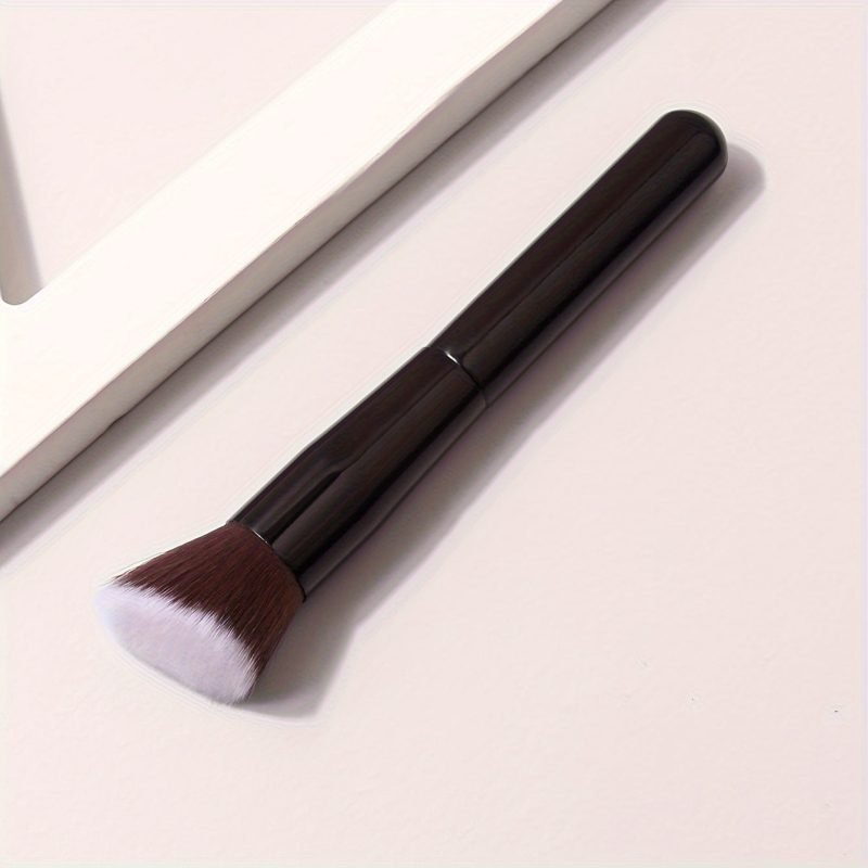 Peekingoose - Black Angled Contour Brush - Soft Bristles for Blush, Powder, and Multifunctional Makeup