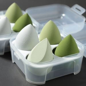 Peekingoose - 4PCS Makeup Sponge Beauty Blender Set - Ultra-Soft, Seamless Blend for Liquid Foundation, Durable & Bouncy