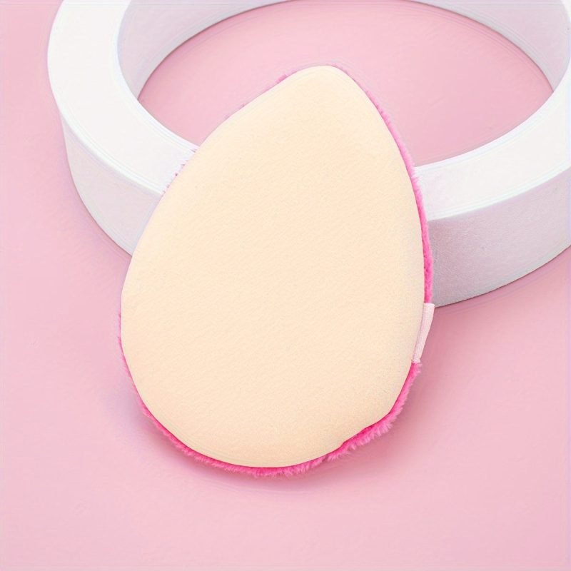 Peekingoose - 1pc Water Drop Shaped Powder Puff - Latex-Free, Double-Sided, for Flawless Face Makeup