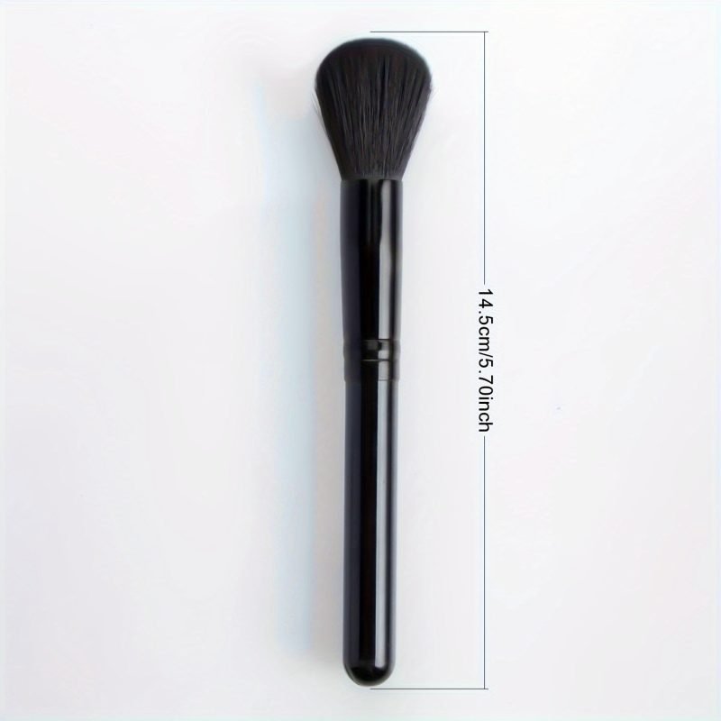 Peekingoose - Wooden Handle Nylon Bristle Blush Brush - Soft, Gentle, Reusable