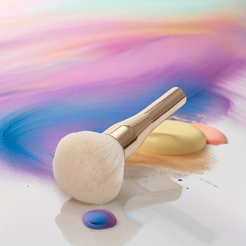 Peekingoose - Flawless Finish Kabuki Brush - Hypoallergenic, Full Coverage, Skin Friendly