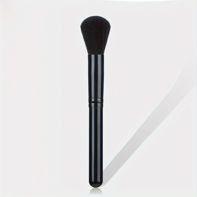 Peekingoose - Wooden Handle Nylon Bristle Blush Brush - Soft, Gentle, Reusable