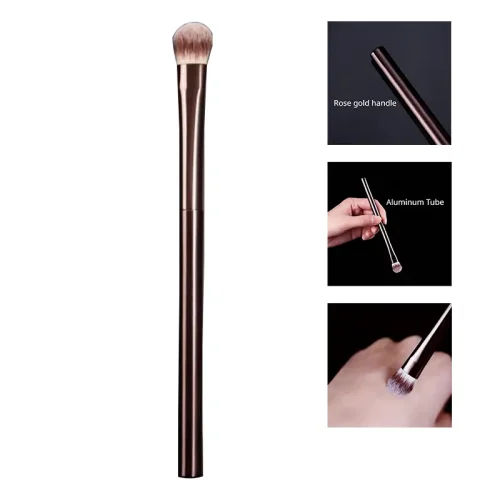 Peekingoose - Precision Eyeshadow Brush - Soft Bristles, Metal Handle