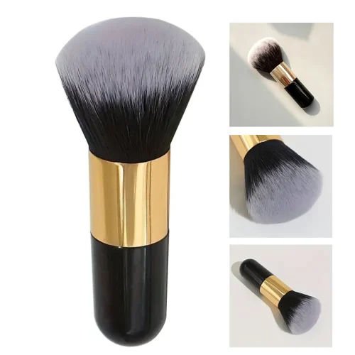 Peekingoose - Large Size Powder Brush - Soft Nylon Bristles, Multifunctional Makeup Tool