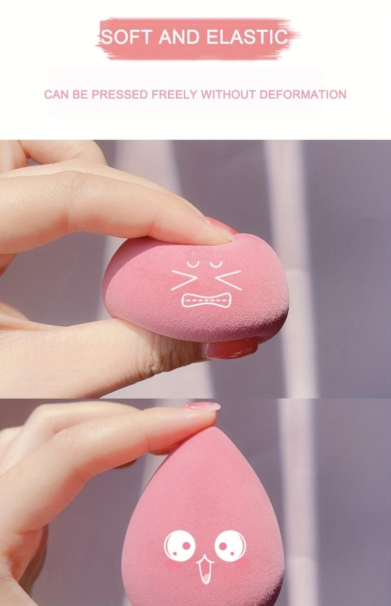 Peekingoose - 4PCS Makeup Sponge Beauty Blender Set - Ultra-Soft, Seamless Blend for Liquid Foundation, Durable & Bouncy